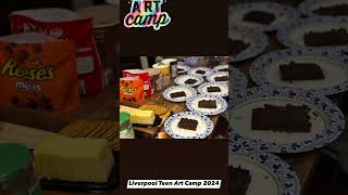 Day Two Teen Art Camp with @liverpoolartcenter8645  #liverpoolartcenter #sandrasabene