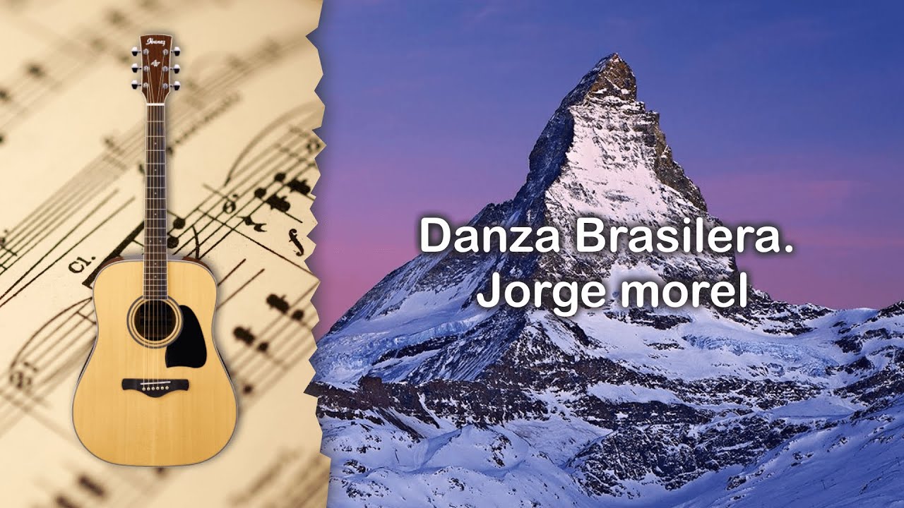Partitura y Tablatura Danza Brasilera morel Guitarra Acústica