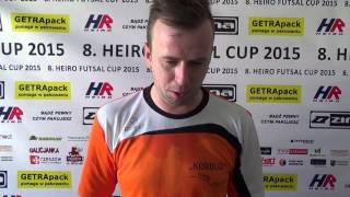 Heiro Futsal Cup 2015 Wywiad Z Karol Kostrzewa - Korbud Po Meczu Z Fm Ryś Kraków