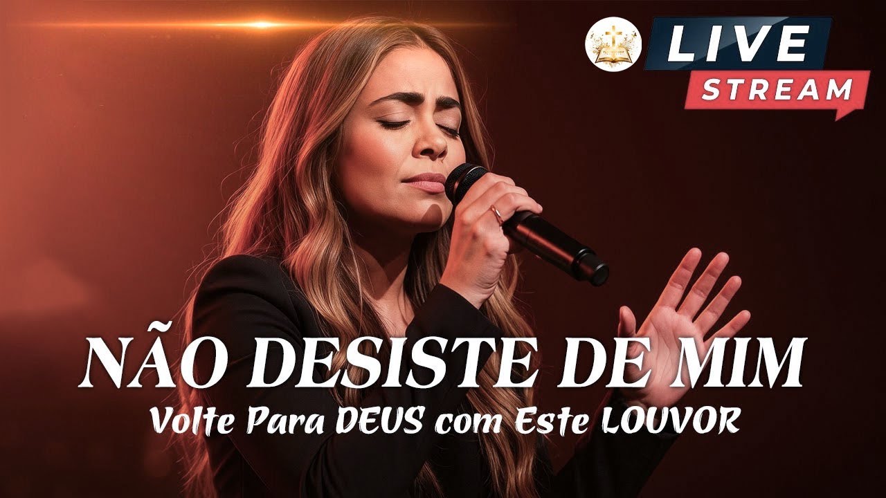 🕊️NÃO DESISTE DE MIM – Inspirada Gabriela Rocha – Esperança, Recomeço e Paz no Senhor – louvor🙏