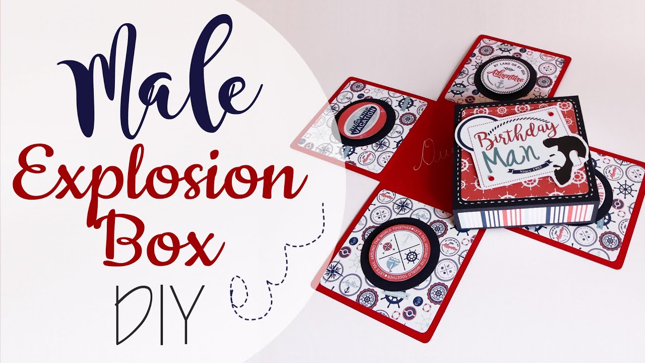 Explosion Box per Ragazzo - DIY Male Explosion Box
