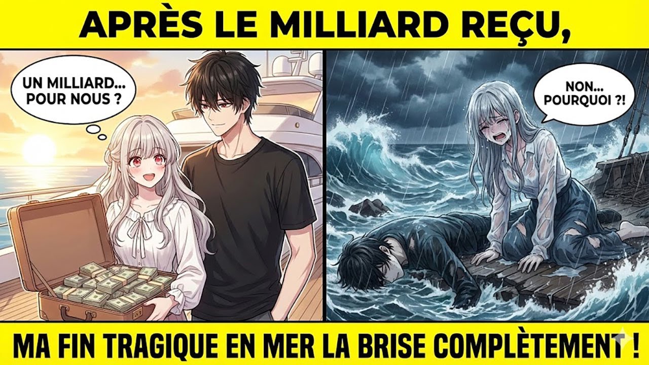 Après le milliard reçu, ma fin tragique en mer la brise complètement !