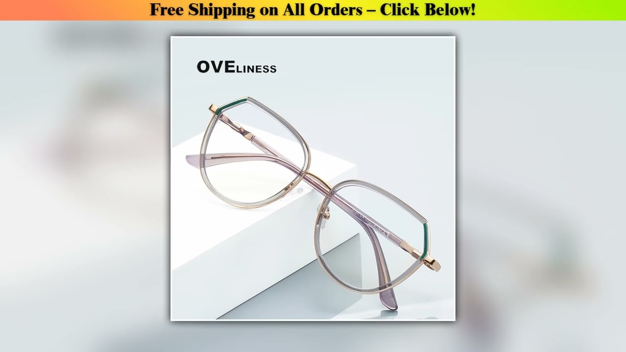 Spectacles square Eyeglasses women Fashion Reading Glasses Anti Blue Light Computer Eyewear Frame