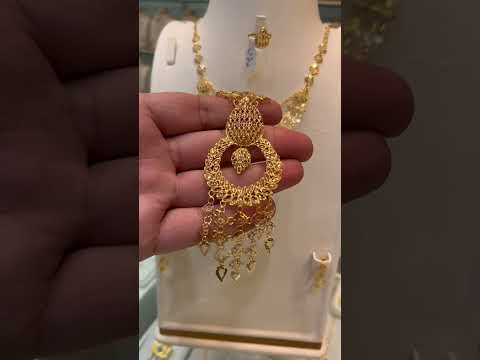 جديد طقم ذهب عيار 21 محل بدر للمجوهرات ذهب مجوهرات اكسبلور 