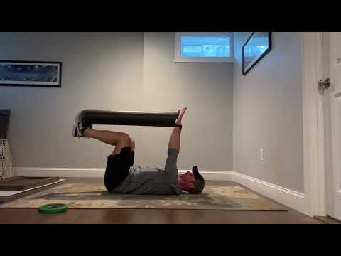 Deadbug w/Foam Roller Hold