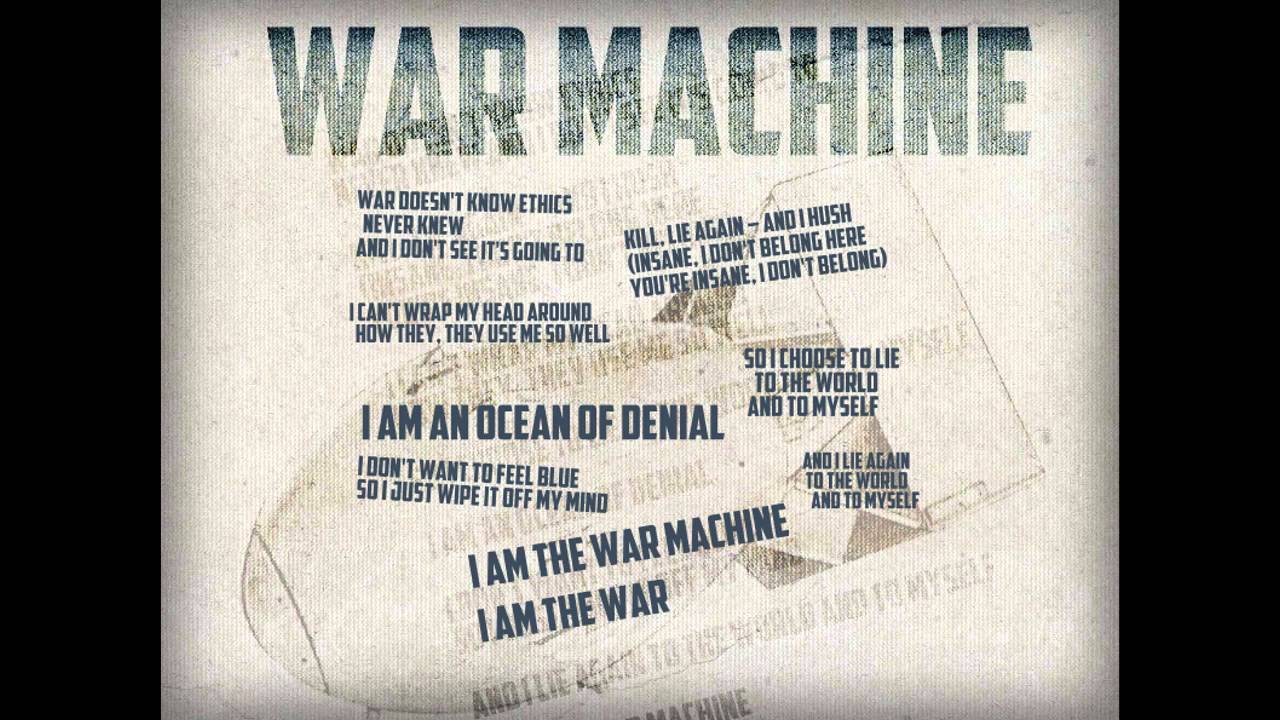 01 War Machine (with Lyrics) - Duck On Cover - Shearer