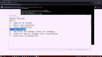 GitHub (1) - Tracking, Commits, and Pushing Changes