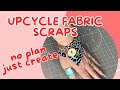 DIY Fabric Cuff Bracelet | Scrap Fabric Upcycling | How to Sew Handmade Jewellery Wrist cuff