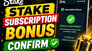Stake subscription bonus confirm | subscription bonus | stake bonus