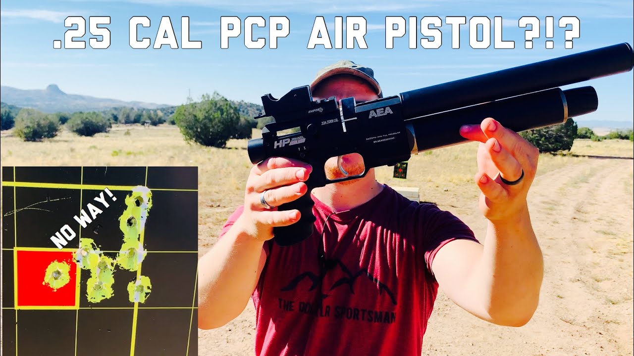 SEMI AUTO PCP AIRGUN PISTOL That’s Accurate? AEA .25 Cal PCP Air Pistol