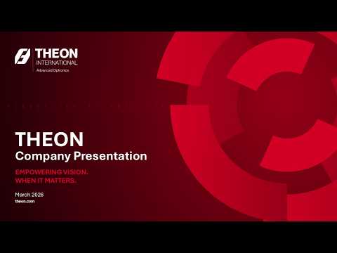 Video THEON INTERNATIONAL PLC - Investor Presentation