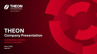 THEON INTERNATIONAL PLC - Investor Presentation