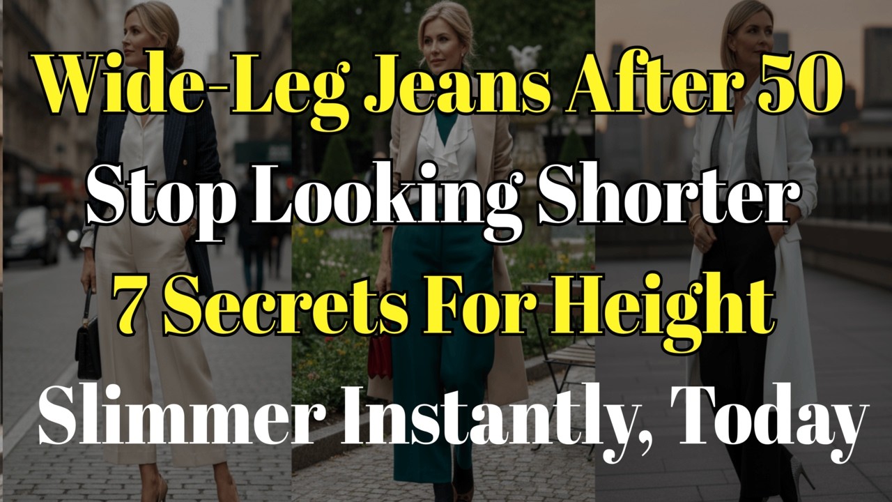 Wide-Leg Jeans After 50: 7 Secrets to Look Taller & Slimmer INSTANTLY!