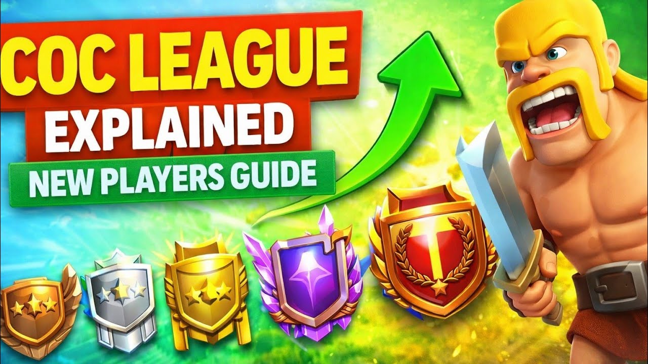 Coc All Ranks COC LEAGUE RANKING EXPLAIN| NEW PLAYER GUIDE 🔥 - YouTube