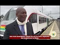 New train assembled in poland for use on tema mpakadan line handed over to ghana