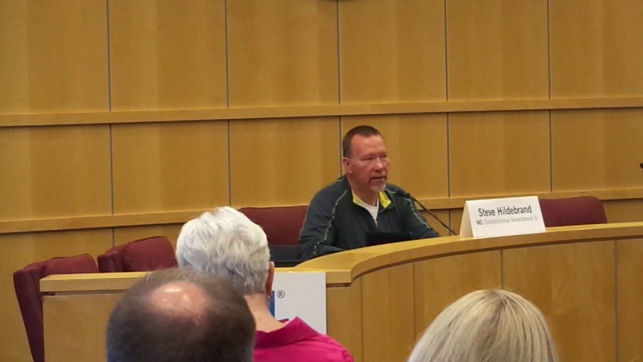 Steve Hildebrand on Amendment U YouTube