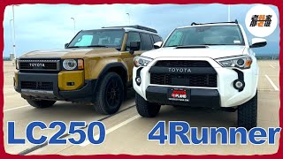 新老硬派的较量 谁更厚道2024 Toyota Land Cruiser 对比 2022 4Runner TRD Pro 老韩作品