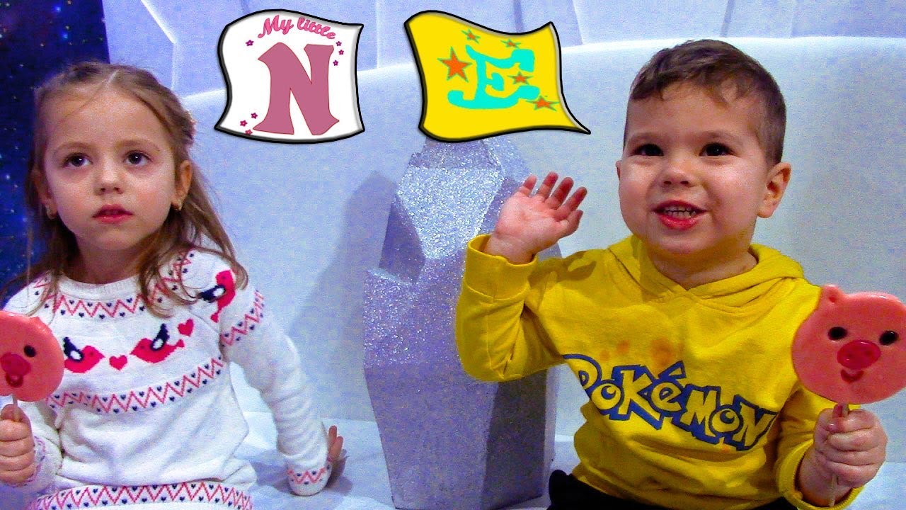 Играем вместе с My little Nastya !!! Егорка В развлекательном центре !!!