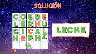 🥣 SOPA de LETRAS / Encuentra LA PALABRA oculta