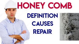 What is honeycomb in concrete // Honeycomb // Honeycomb in civil engineering // cause of honeycomb