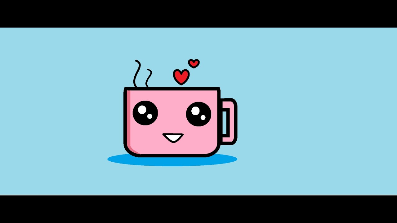 Easy Tea Cup Drawing for Kids | Colorful Tea Cup in MS Paint | Drawing a Hot Tea Cup in MS Paint