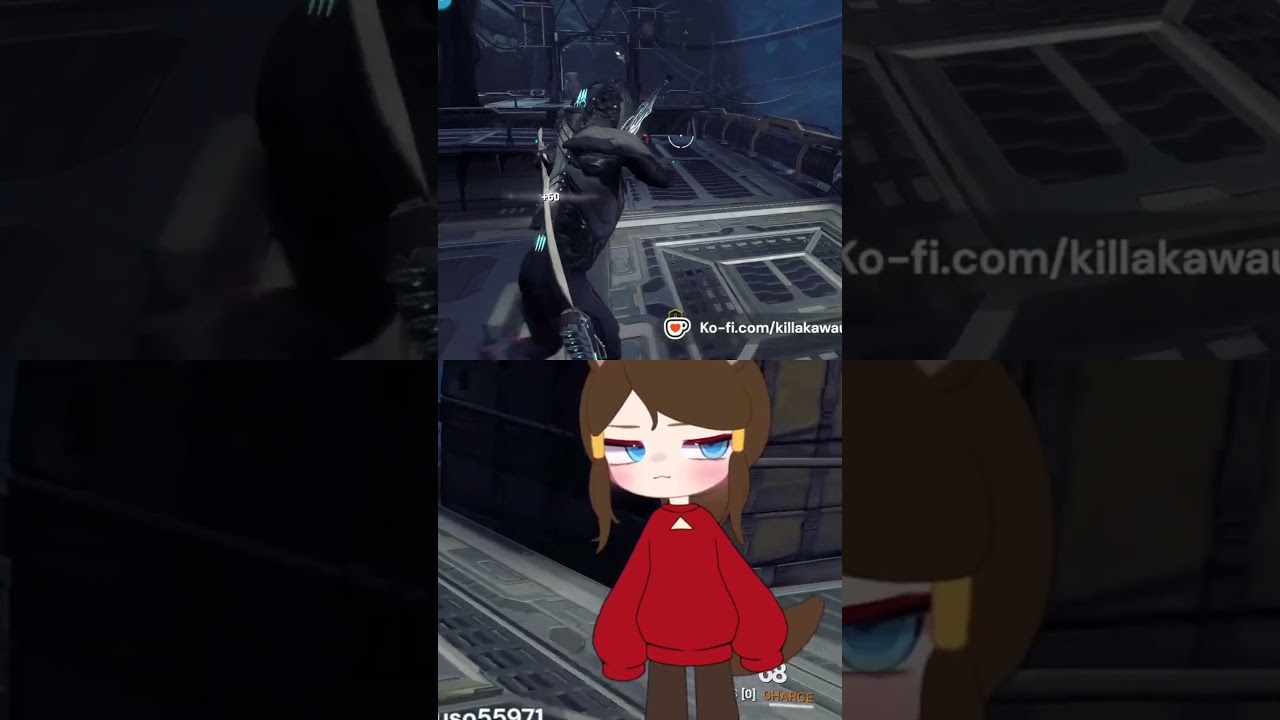 Cute VTuber gets aggressive in Warframe?!