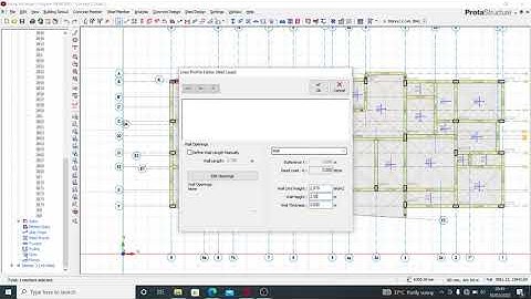 HOW TO APPLY BEAM WALL LOAD ON PROTA STRUCTURE