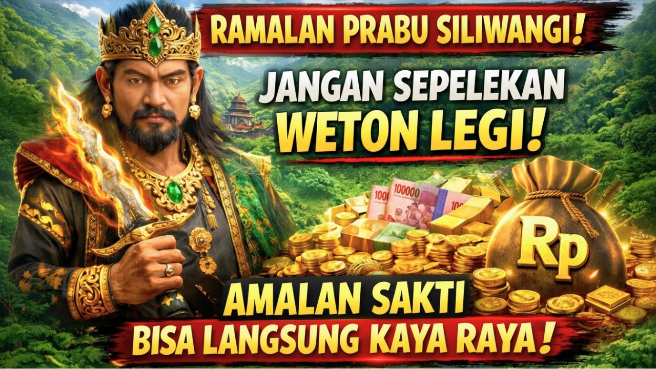RAMALAN PRABU SILIWANGI❗ JANGAN SEPELEKAN WETON LEGI❗ AMALAN SAKTI BISA LANGSUNG KAYA RAYA❗