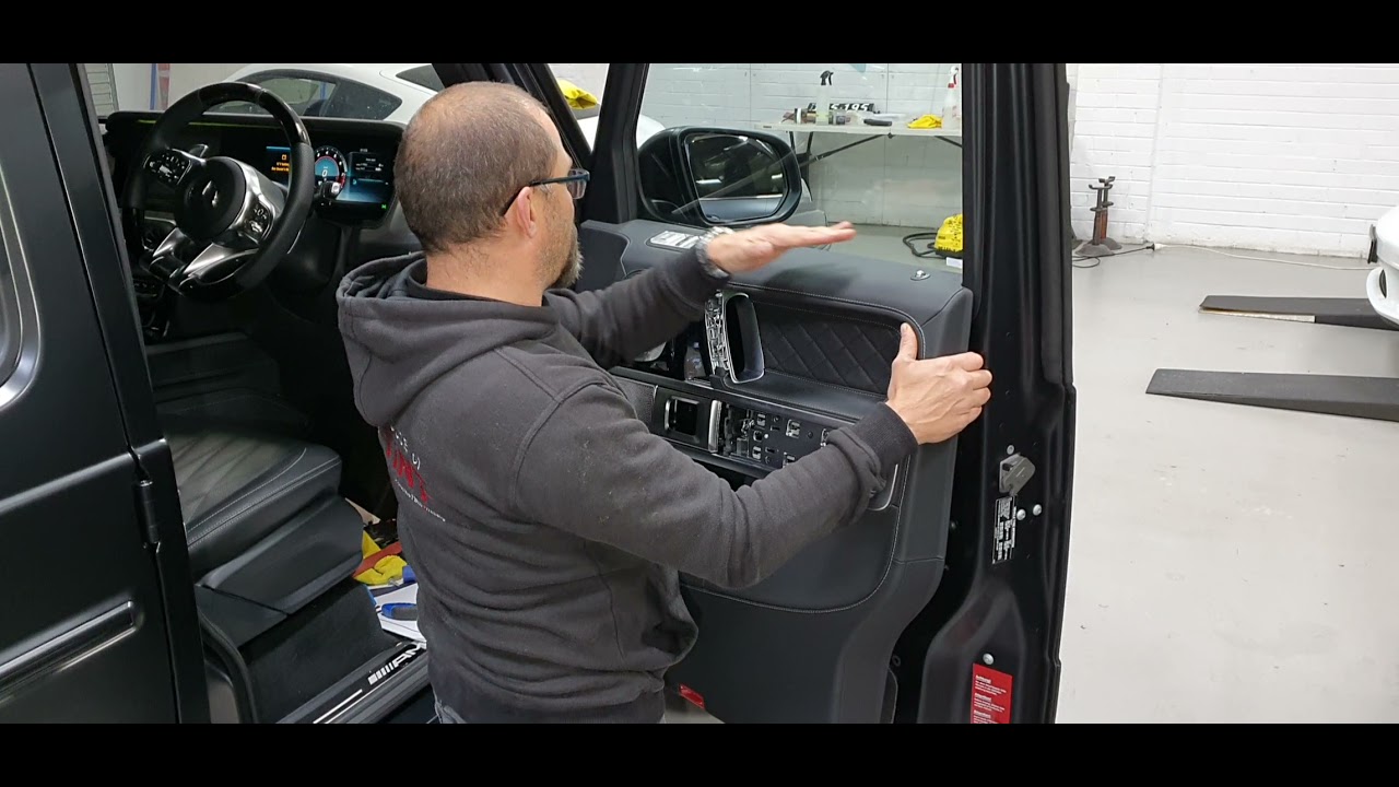 2021 Mercedes G wagon door trim removal. YouTube
