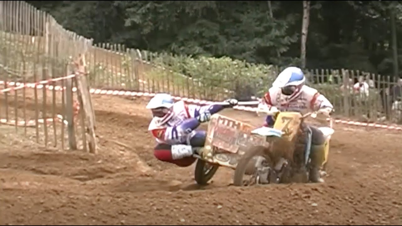 Sidecar motocross racing World championship Great Britain GP 2000 Canada Heights