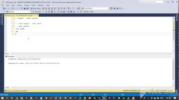 Start- SQL SERVER - PHÂN QUYỀN