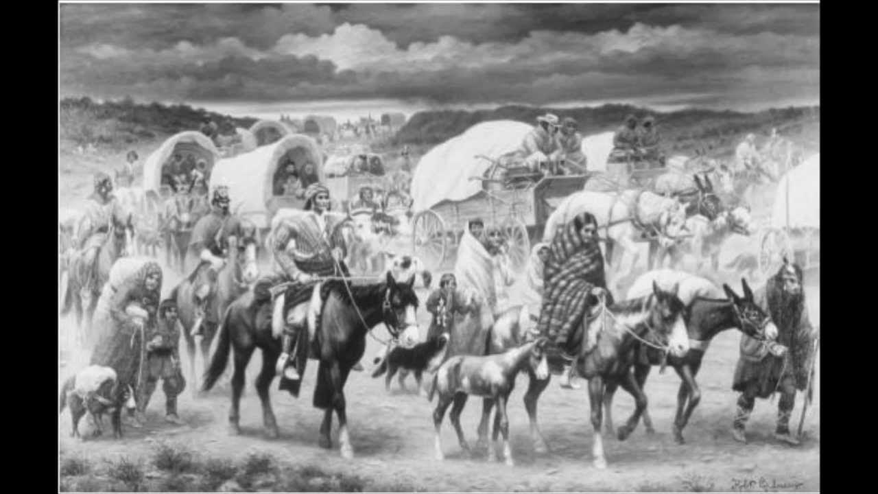 джордж кэтлин. тропы слез. тропы слез. Trail of tears. дорога слез сша.