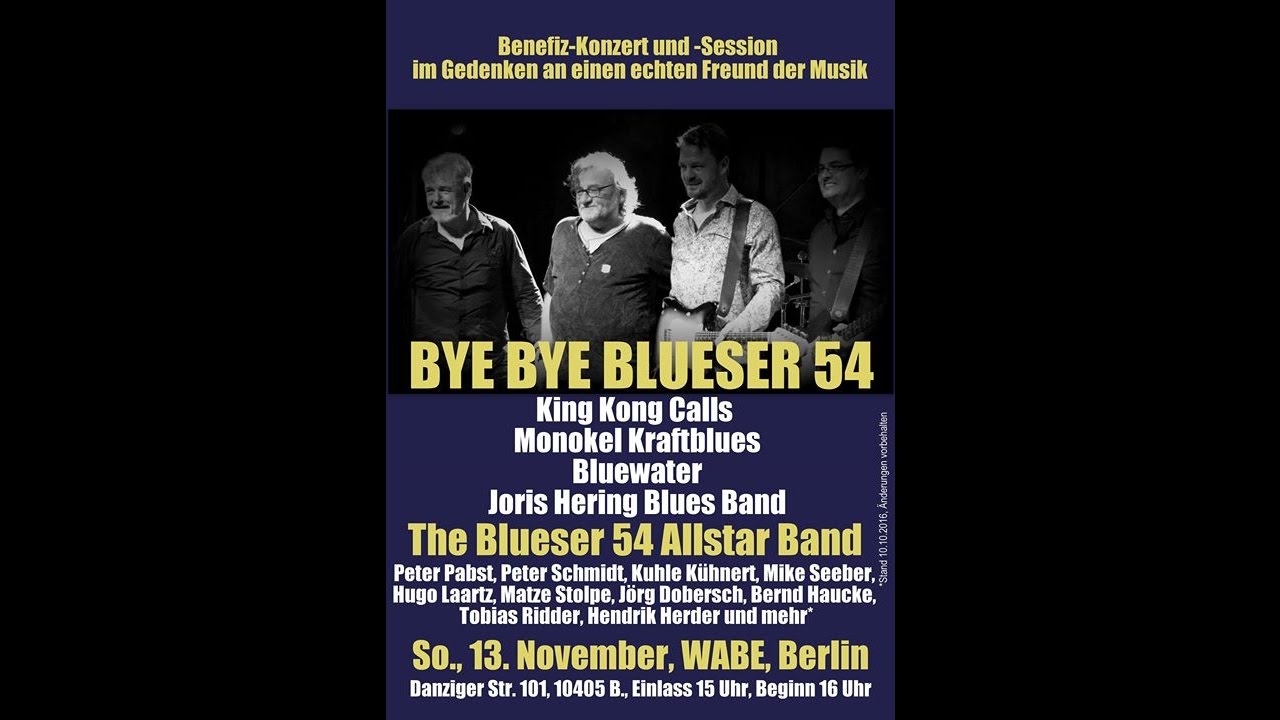 Obejrzyj Bye bye Blueser 54 THE BLUESER 54 ALL STAR BAND w YouTube Obejrzyj Bye bye Blueser 54 THE BLUESER 54 ALL STAR BAND w YouTube