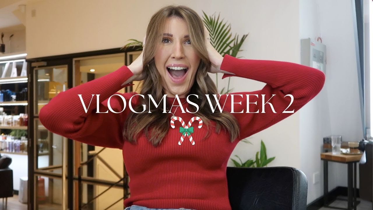 Вторая неделя VLOGMAS | Новая прическа, Рождество для девочек и эмоциональные американские горки ...