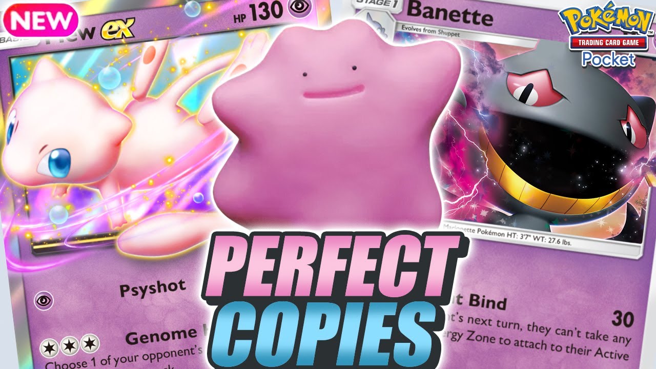 COPY TO WIN ! DITTO & BANETTE Can Completely Control Your Opponent ! - Pokemon TCG Pocket