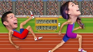 SALTIEST RACE! - Ragdoll Runners - Husband  vs Wife screenshot 5