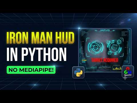 Build an Iron Man HUD Face Tracking System in Python & OpenCV! 🤖🎯