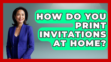 How Do You Print Invitations At Home? - Graphic Design Nerd