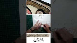 Como realizar flores con yute | Lluna Nova Scrap