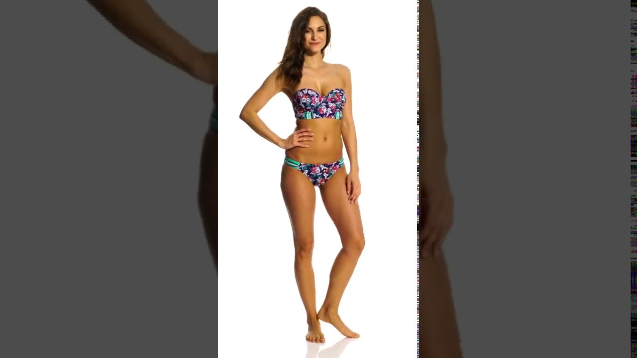 Profile Blush Hummingbird Underwire Foam Bustier Bikini Top (D/E/F Cup) | SwimOutlet.com