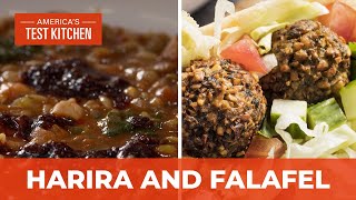 How to Make Perfectly Fluffy Falafel and Moroccan Lentil and Chickpea Soup