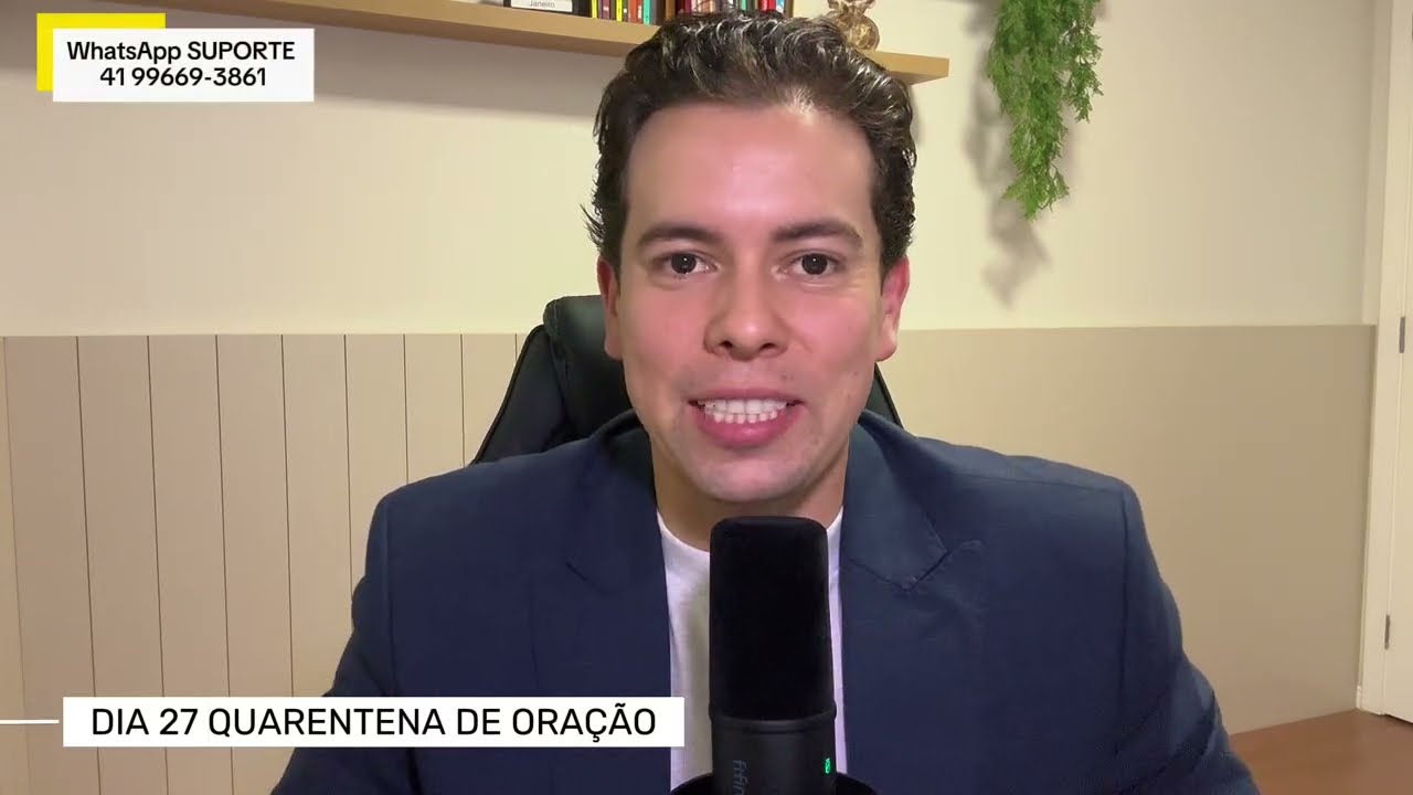 ORAÇÃO DE HOJE 27/01/2026 - DIA 27 QUARENTENA DE ORAÇÃO 