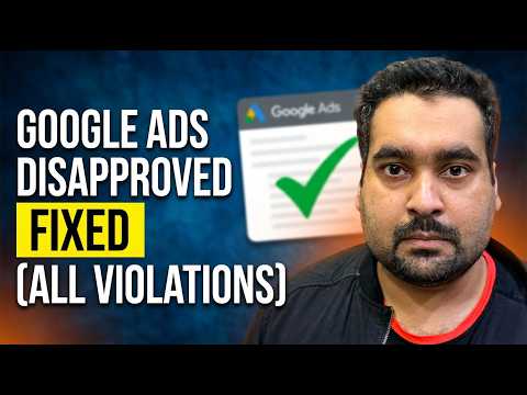 How to Fix Google Ads Disapprovals Fast | Circumventing, Misrepresentation, Compromised Site [2026]