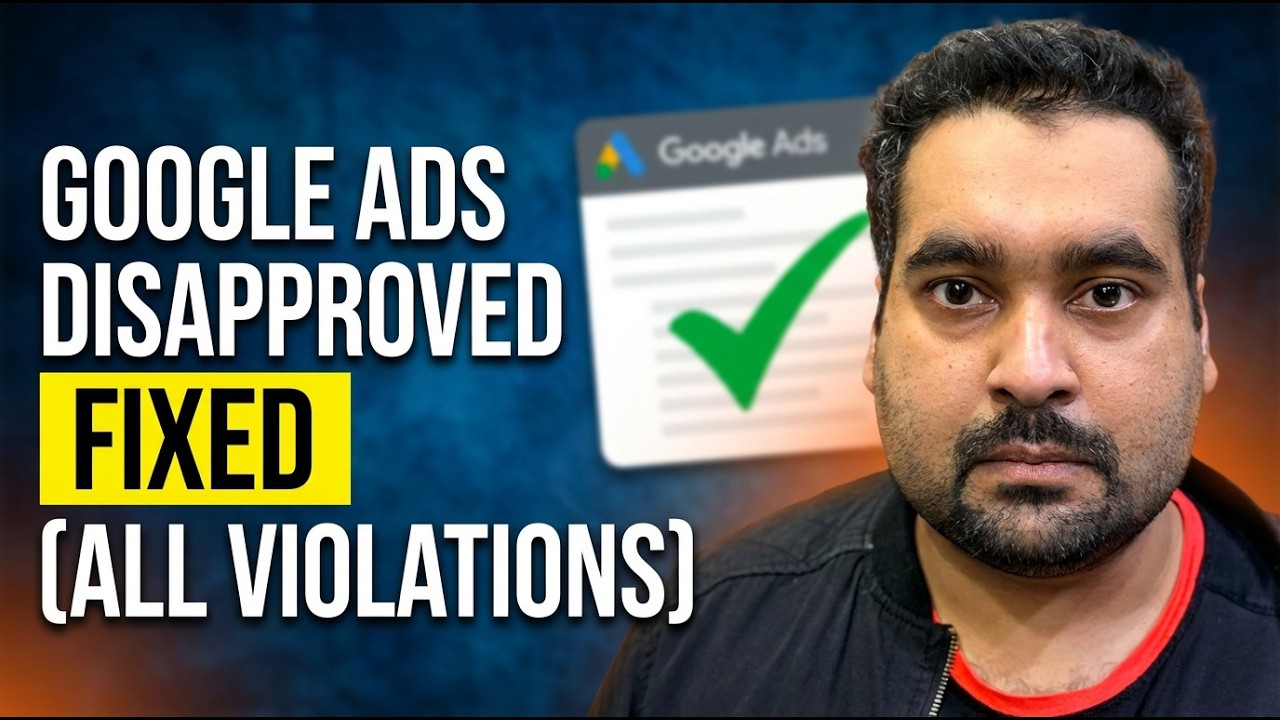 How to Fix Google Ads Disapprovals Fast | Circumventing… — Transcript