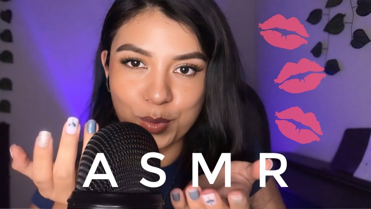 B3S0S intensos y TOCO TU CARITA 💋🤚🏼  ASMR español para dormir 😴 #asmr #asmrvideo