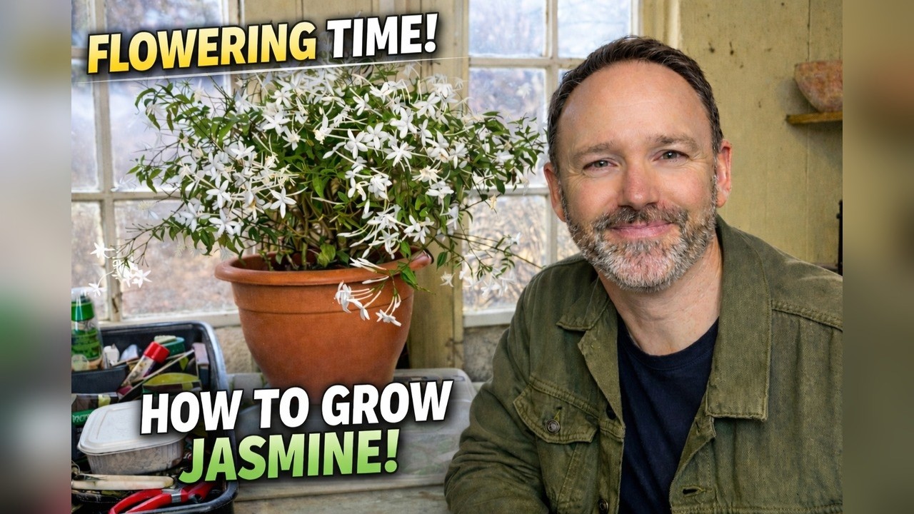 11 Months Waiting - Then THIS Happened 🌼 Winter Jasmine Flower Time” Jasminum Polyanthum White Star🌟