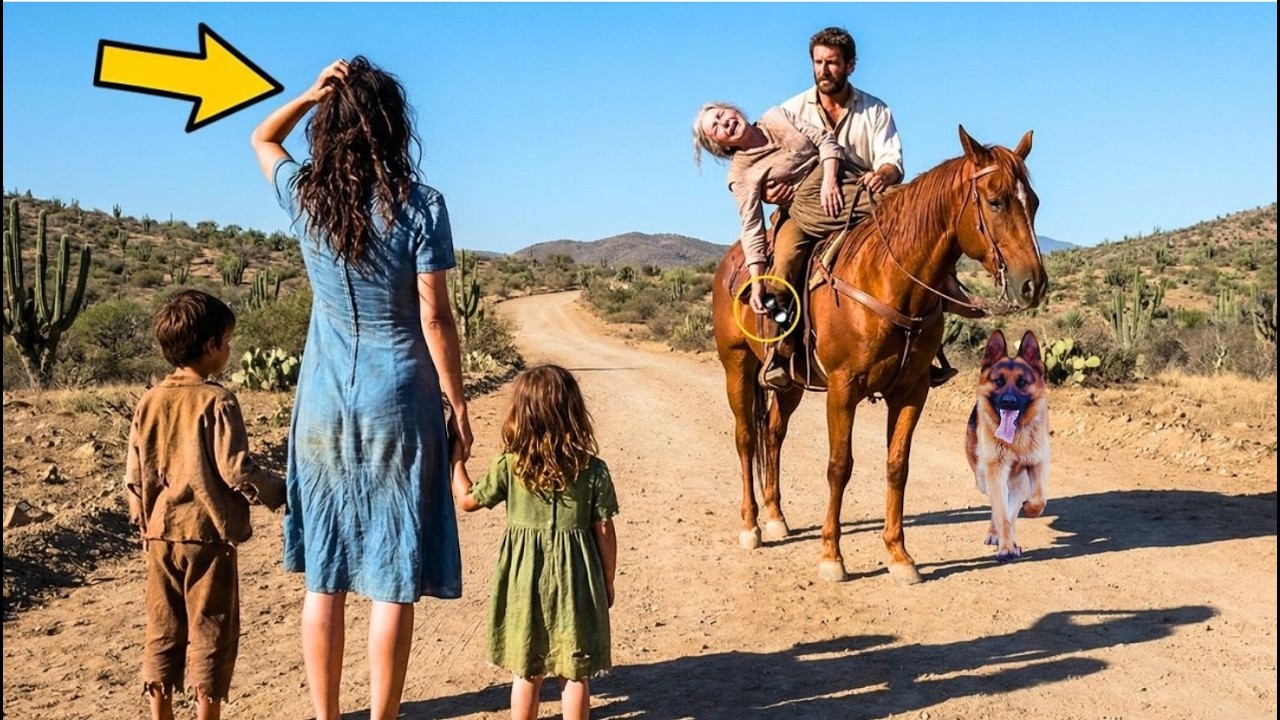 LA VIUDA vio a un RANCHERO cargando a una ANCIANA DESESPERADA… Lo que descubrió LO CAMBIÓ TODO