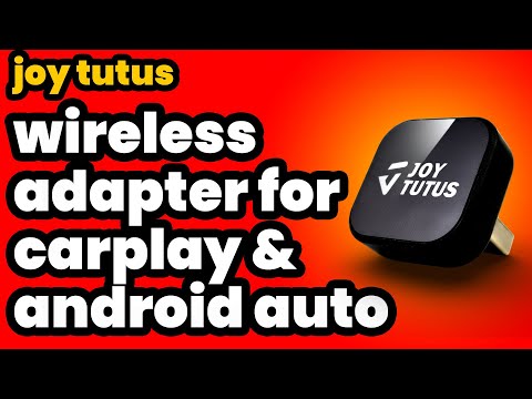 Joy Tutus Wireless Adapter for Carplay & Android Auto — video thumbnail