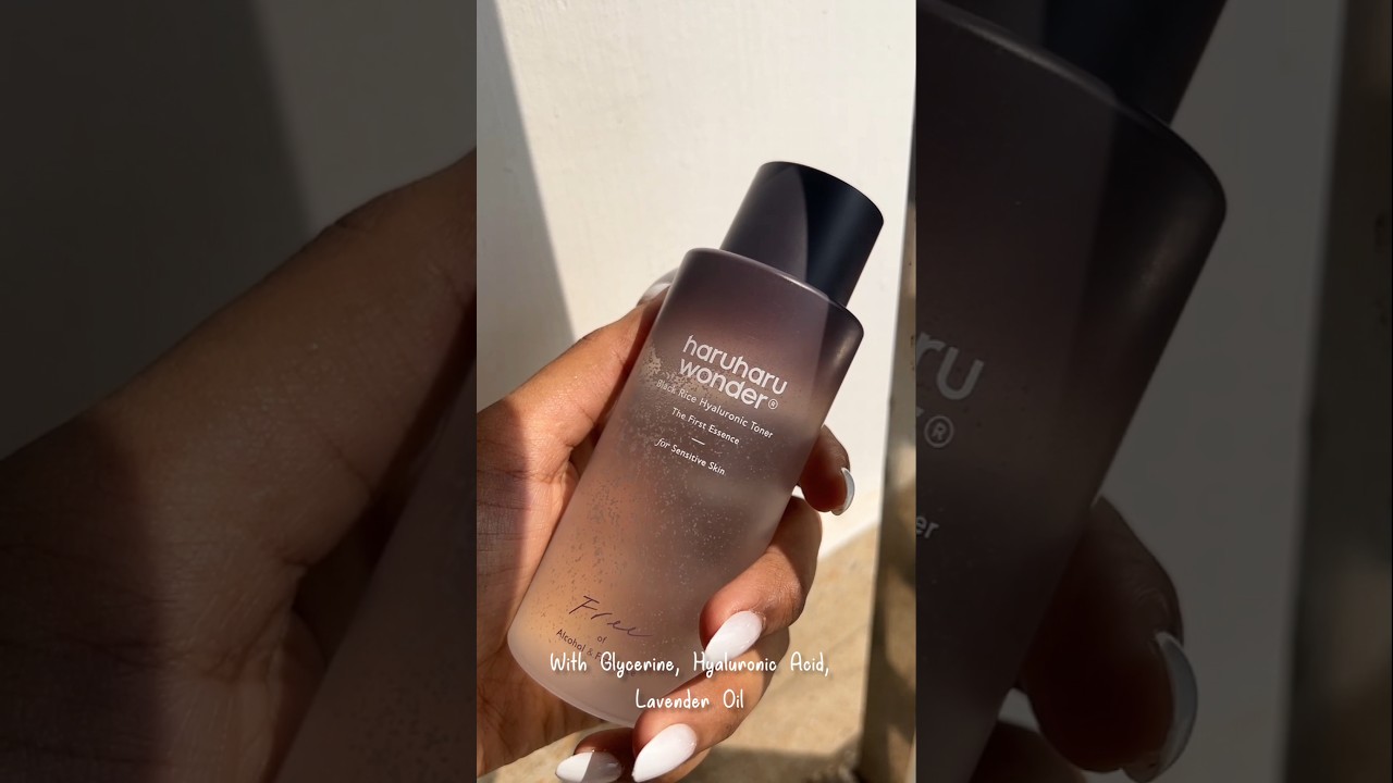 HaruHaru Wonder - Black Rice Toner ✨️ #ugcproduct #koreanskincare #kbeauty #haruharuwonder #skincare