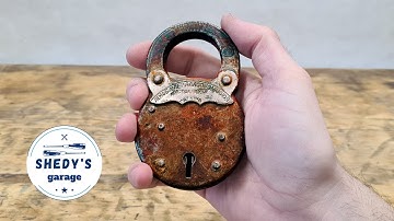 Vintage Soviet Lock with Missing Key - Restoration